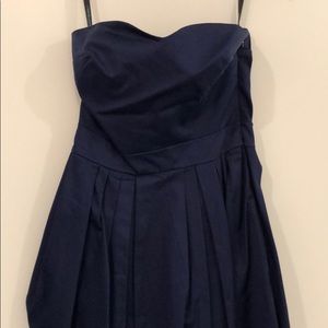 Cynthia Rowley strapless pleated dress
